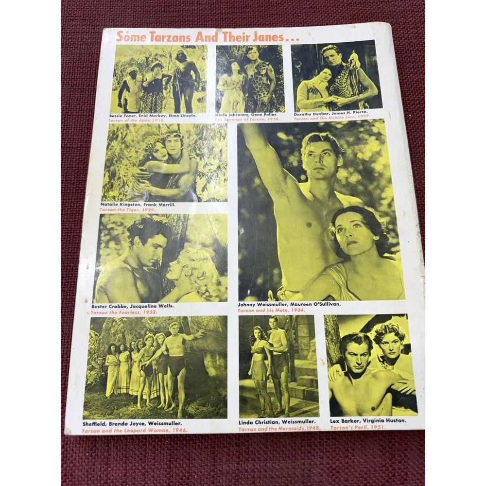 Tarzan of the Movies A Pictorial History of More‎ Than Fifty Years of Edgar Rice